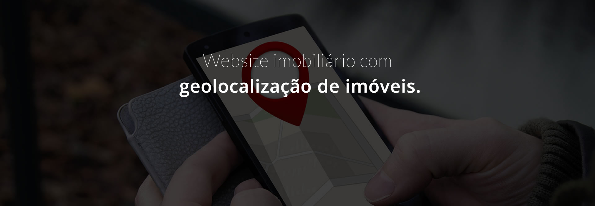 Website imobiliário com geolocalização de imóveis.